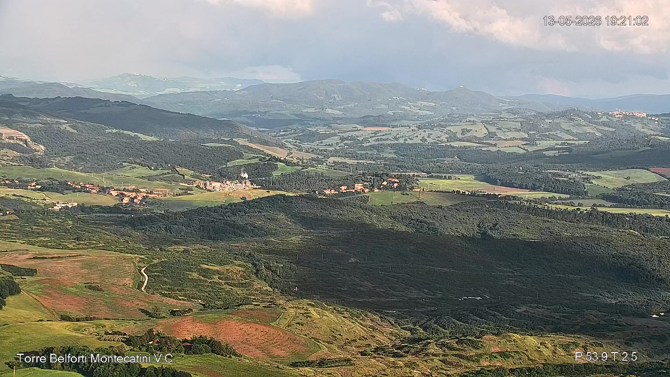 immagine della webcam nei dintorni di Lari: webcam Montecatini Val di Cecina