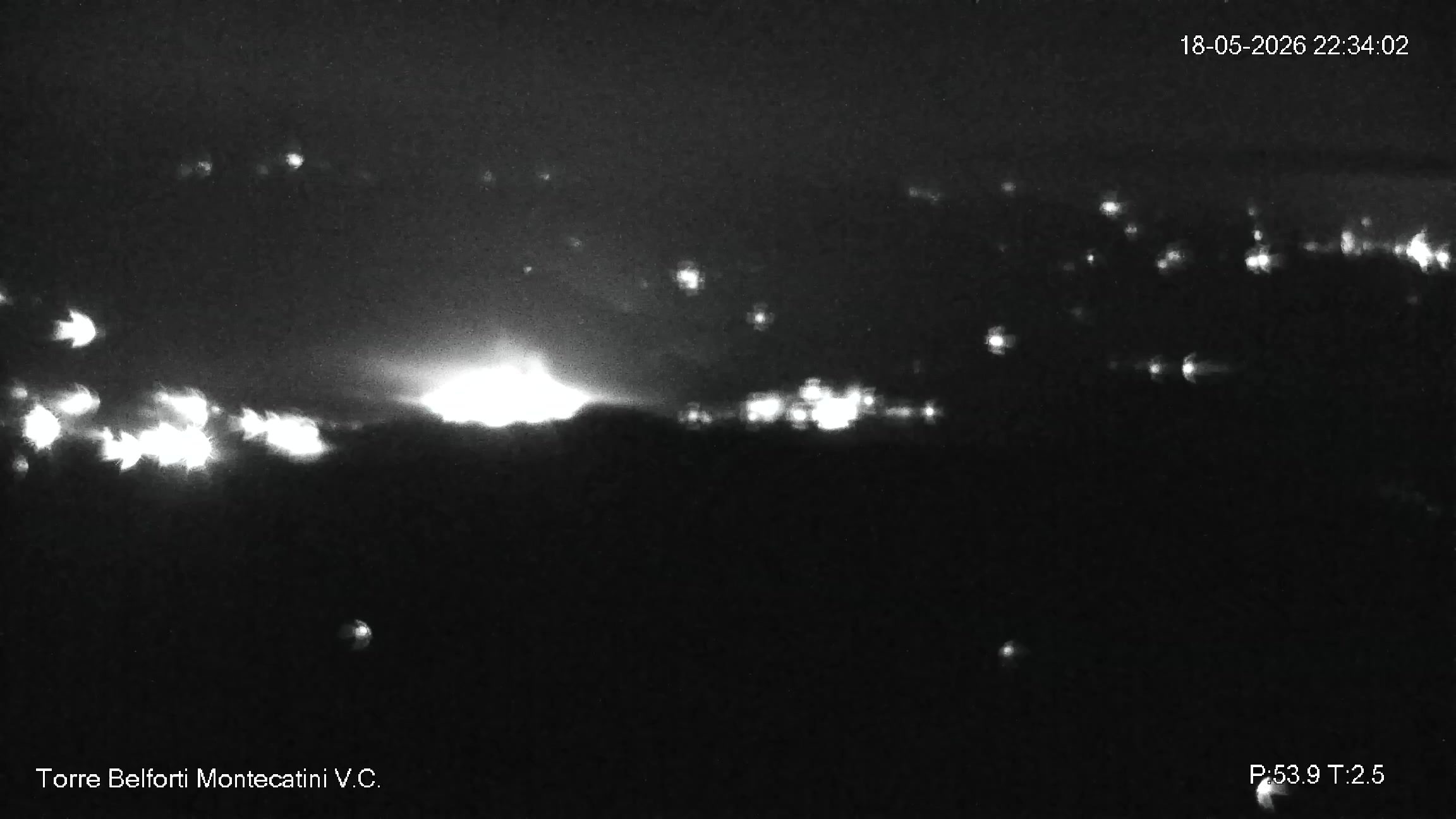 immagine della webcam nei dintorni di Marina Di Cecina: webcam Montecatini Val di Cecina