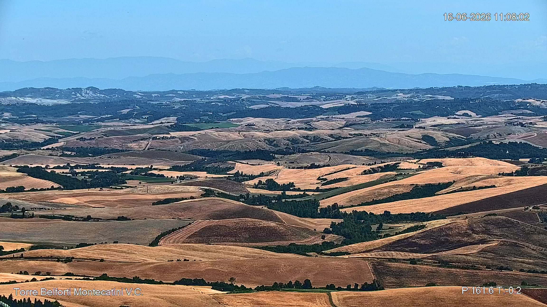 immagine della webcam nei dintorni di Lajatico: webcam Montecatini Val di Cecina