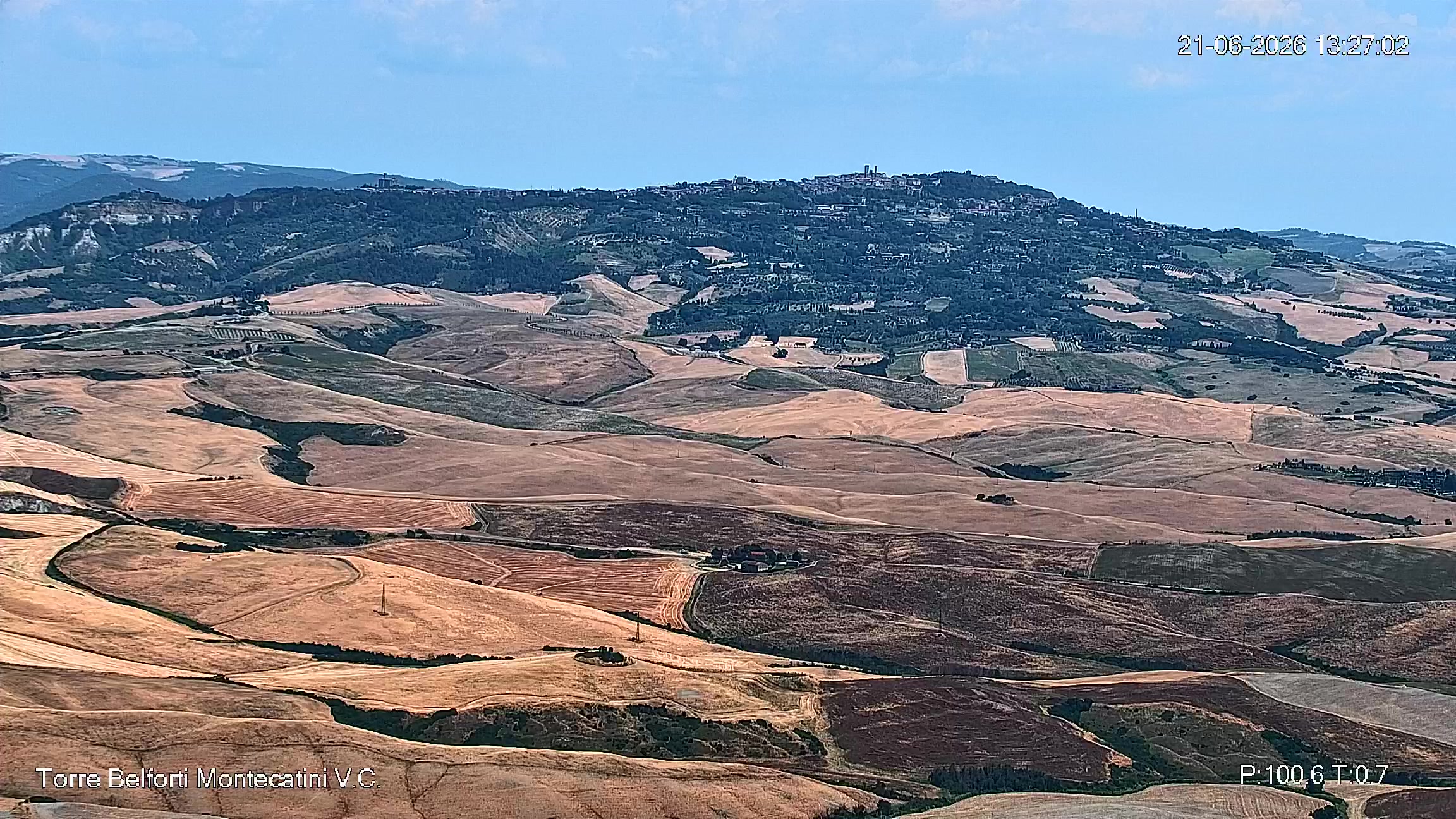 immagine della webcam nei dintorni di Vada: webcam Montecatini Val di Cecina