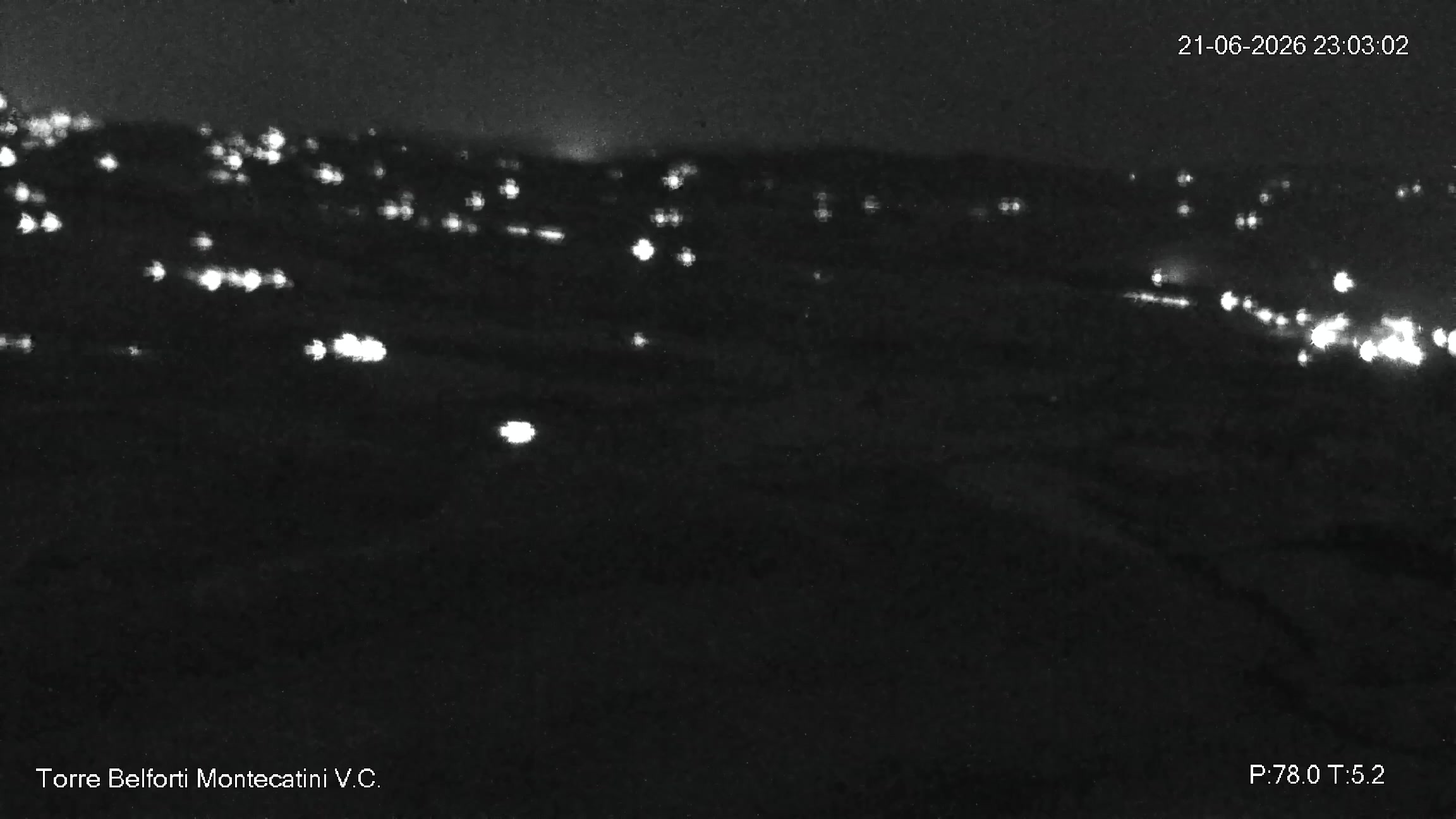immagine della webcam nei dintorni di Vada: webcam Montecatini Val di Cecina