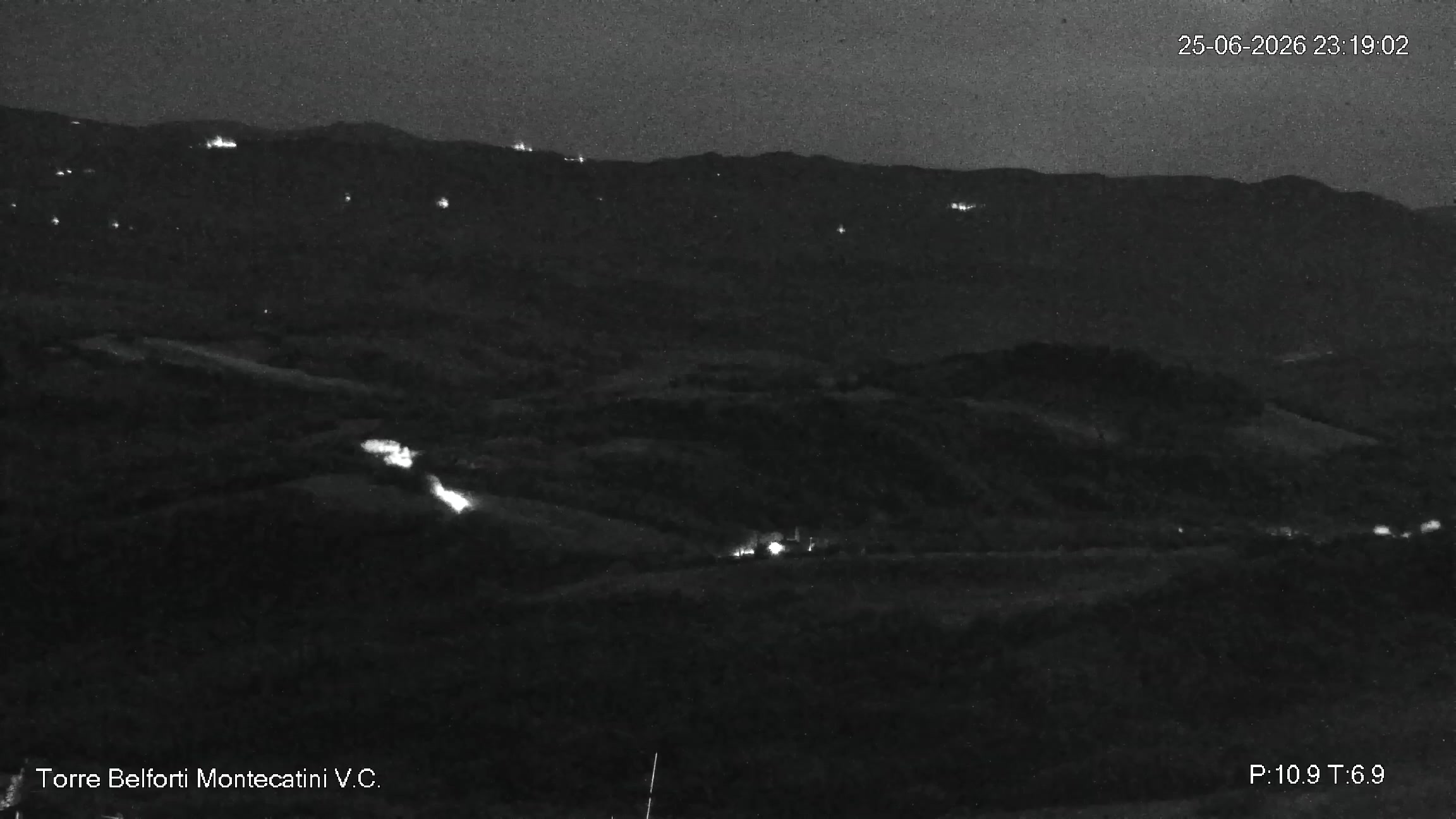 immagine della webcam nei dintorni di San Gimignano: webcam Montecatini Val di Cecina