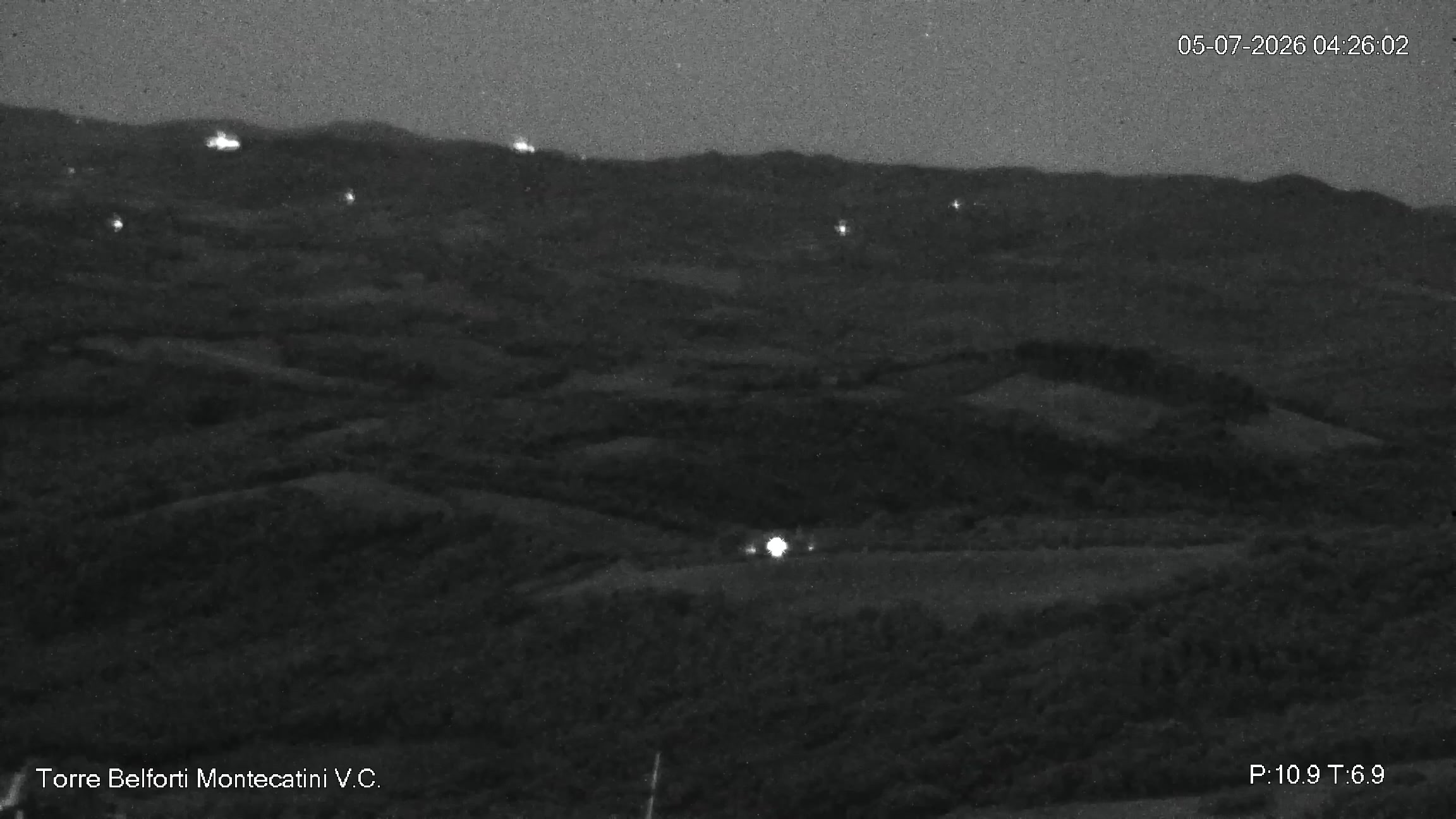 immagine della webcam nei dintorni di Ponsacco: webcam Montecatini Val di Cecina