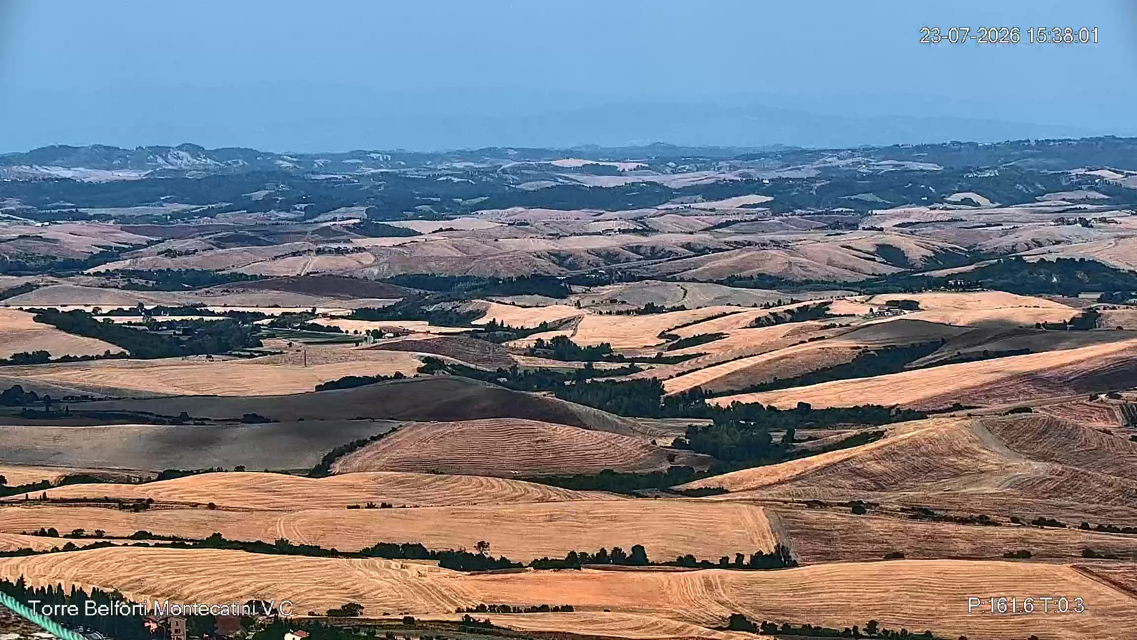 immagine della webcam nei dintorni di Castiglioncello: webcam Montecatini Val di Cecina