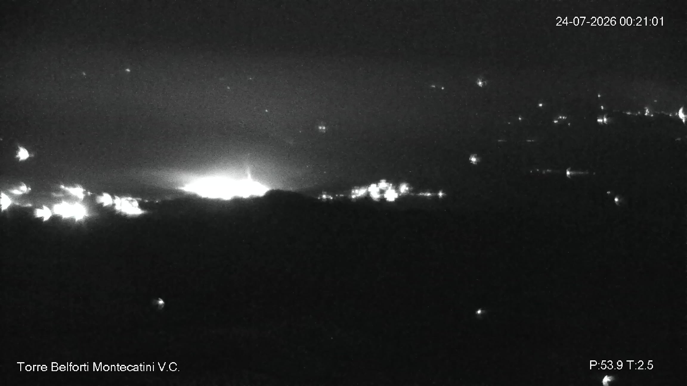 immagine della webcam nei dintorni di Rosignano Solvay: webcam Montecatini Val di Cecina